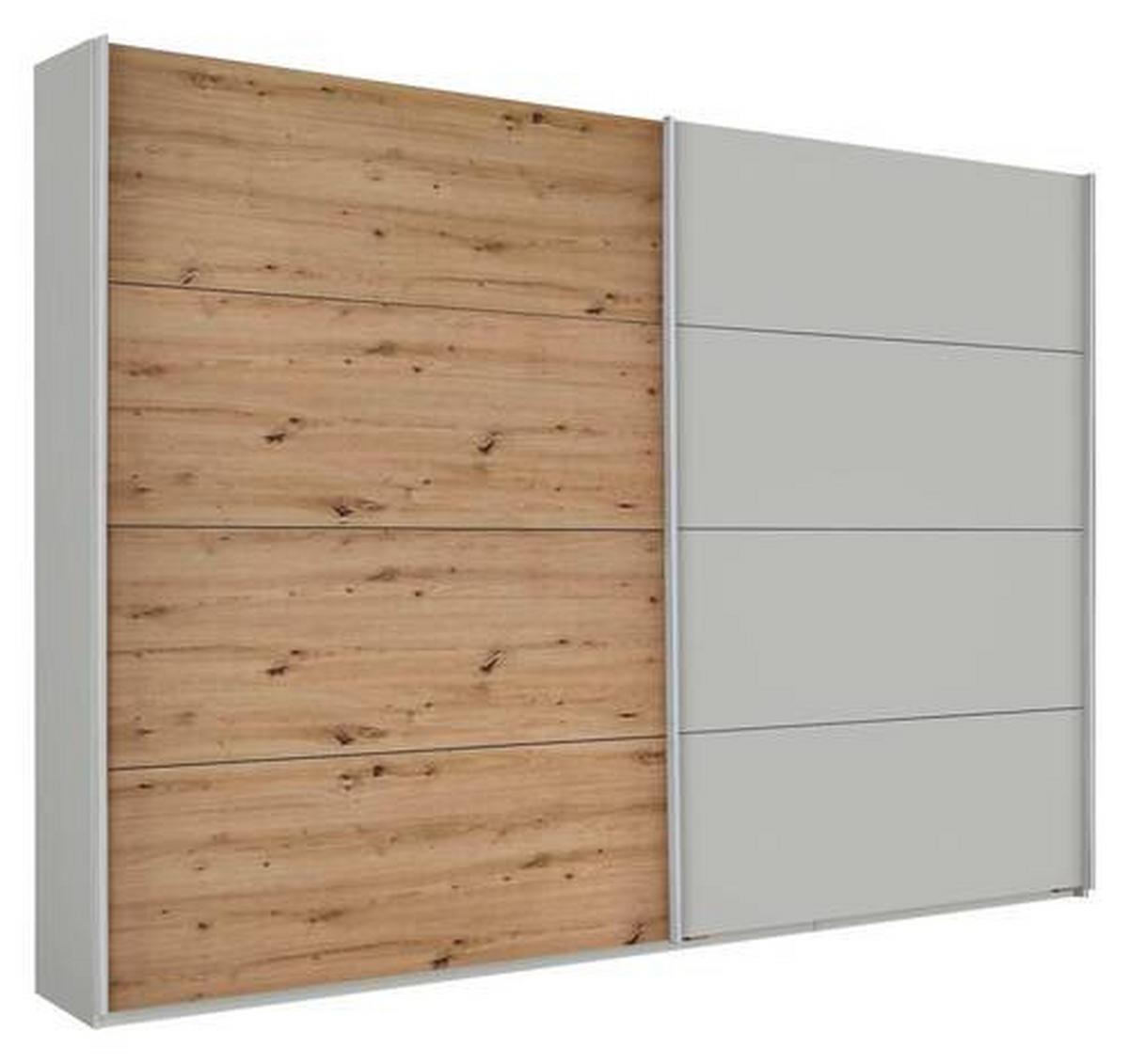DULAP FELDKIRCH - culoare lemn stejar/gri, Modern, material pe bază de lemn (271/210/62cm)
