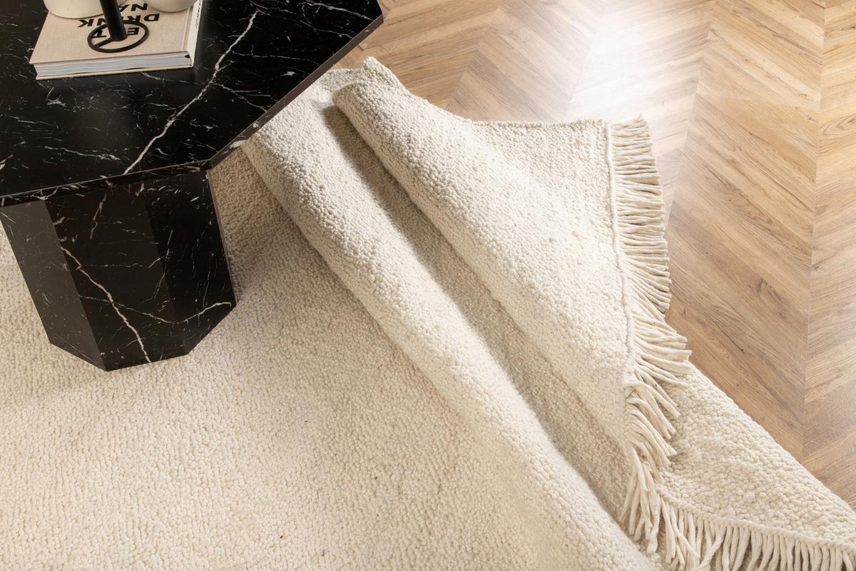 HOCHFLORTEPPICH BETINA - Weiß, LIFESTYLE, Textil (160/230cm) - P & B