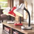 Schreibtischleuchte Leona, max. 40 Watt - Schwarz, Kunststoff/Metall (12,5/34/18,5cm) - BASED