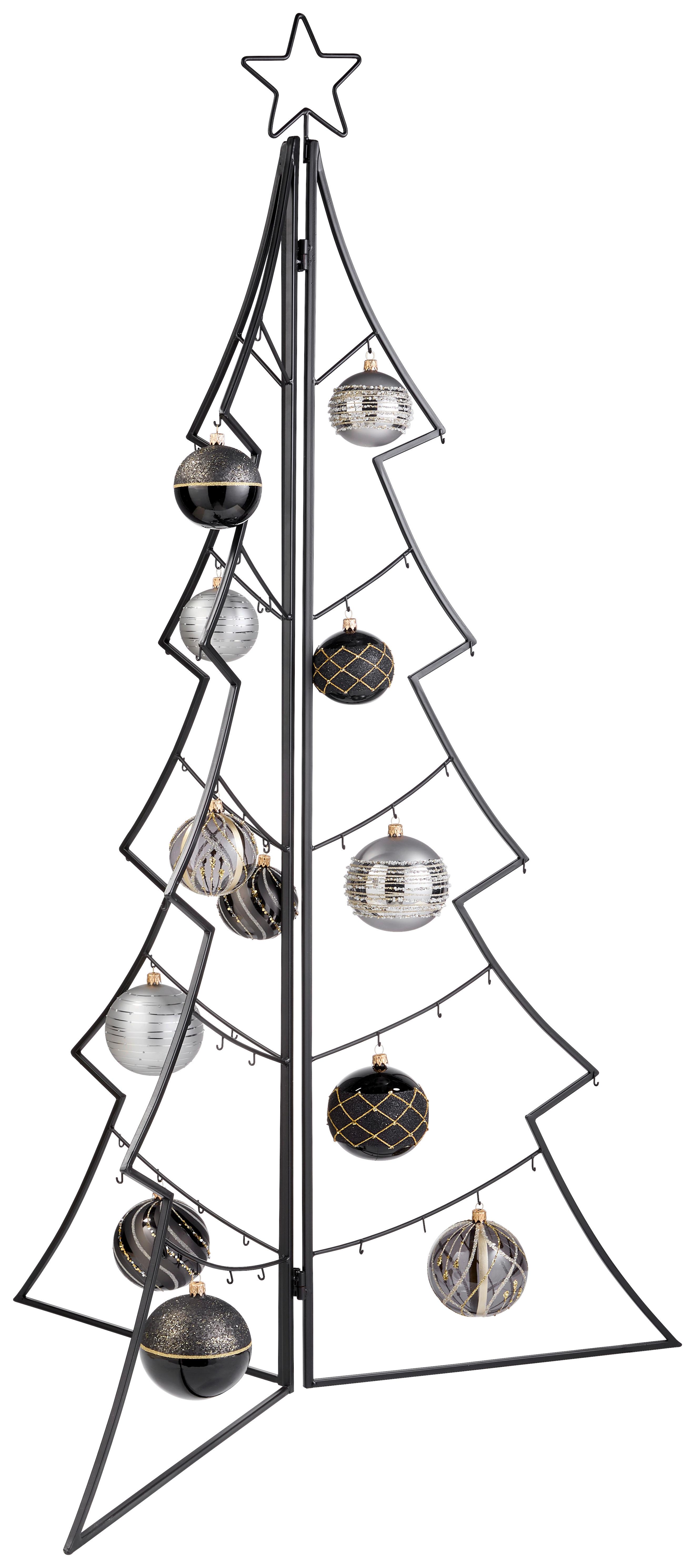 CHOINKA DEKORACYJNA I7031-3129B-B - czarny, Lifestyle, metal (77/117,5cm) - X-Mas