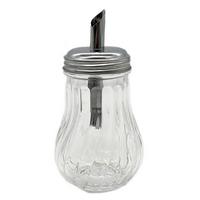 Zuckerstreuer Sugar 200ml Klar/Silberfarben - Klar/Silberfarben, MODERN, Glas/Metall (7,2/14cm) - Mömax