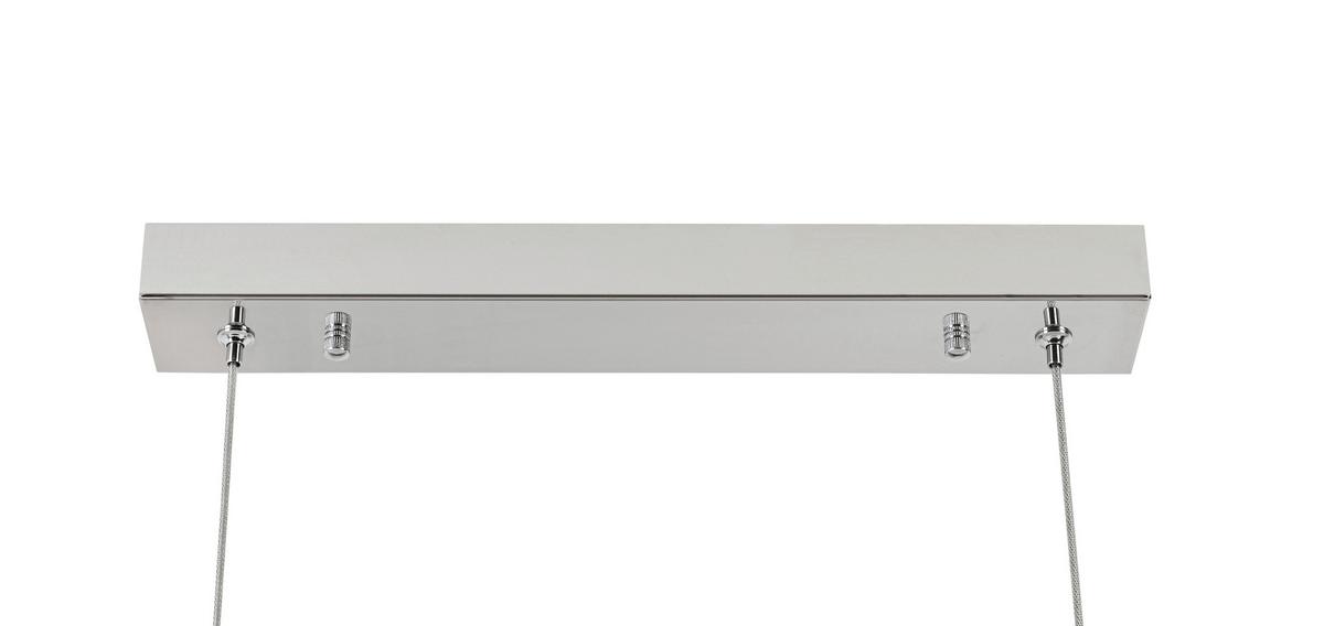 LAMPA WISZĄCA LED LUCA *SBN*SH* - kolor chromowy, Design, tworzywo sztuczne/metal (93/18/120cm) - Novel