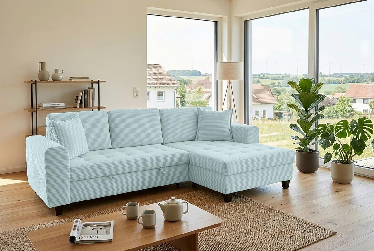 Coltar MORITZ - verde gri, Trend, textil (265/155cm) - Modern Living