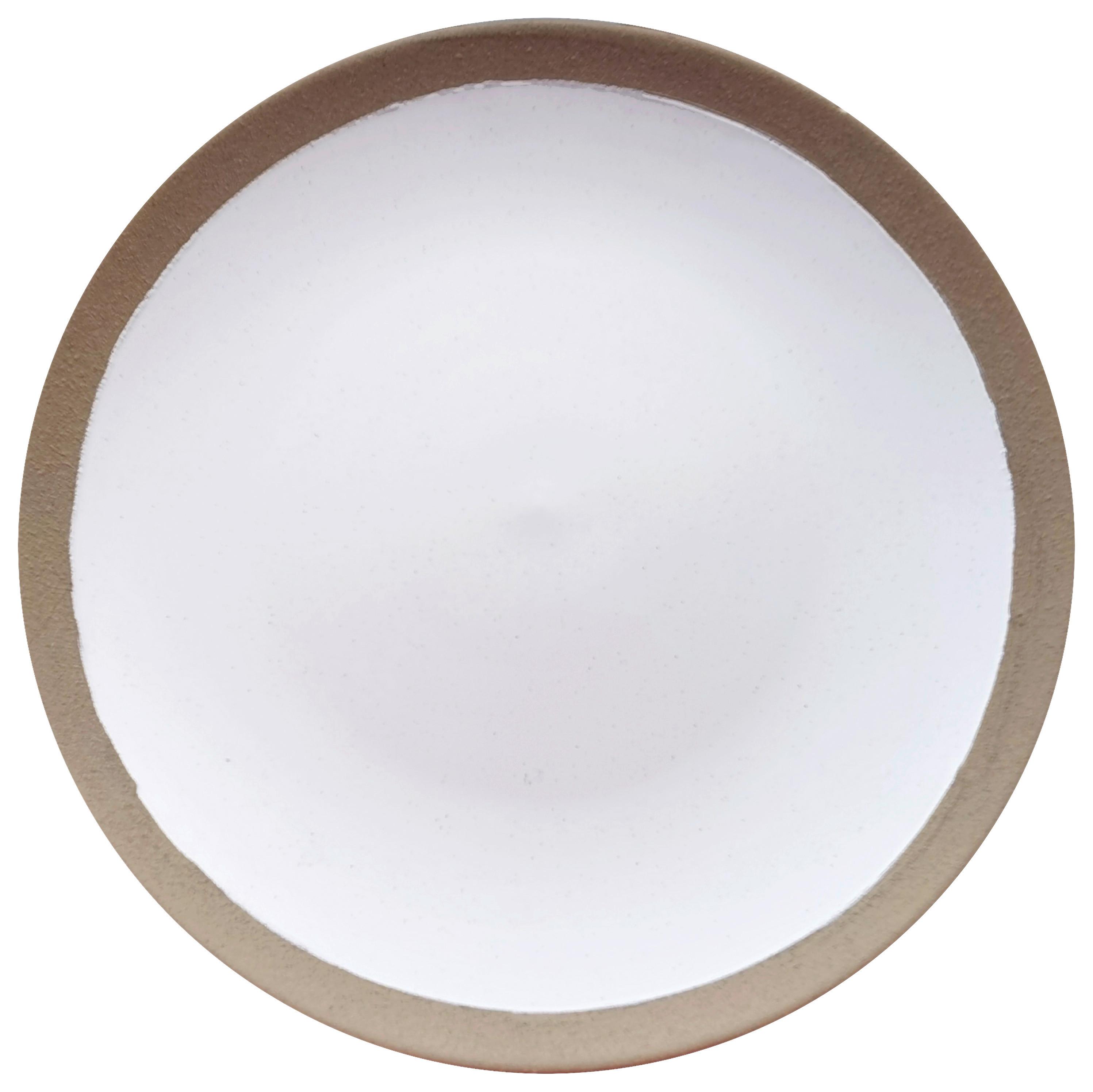 Dessertteller Emilia Ø ca. 21cm - Weiß, ROMANTIK / LANDHAUS, Keramik (21cm) - Zandiara