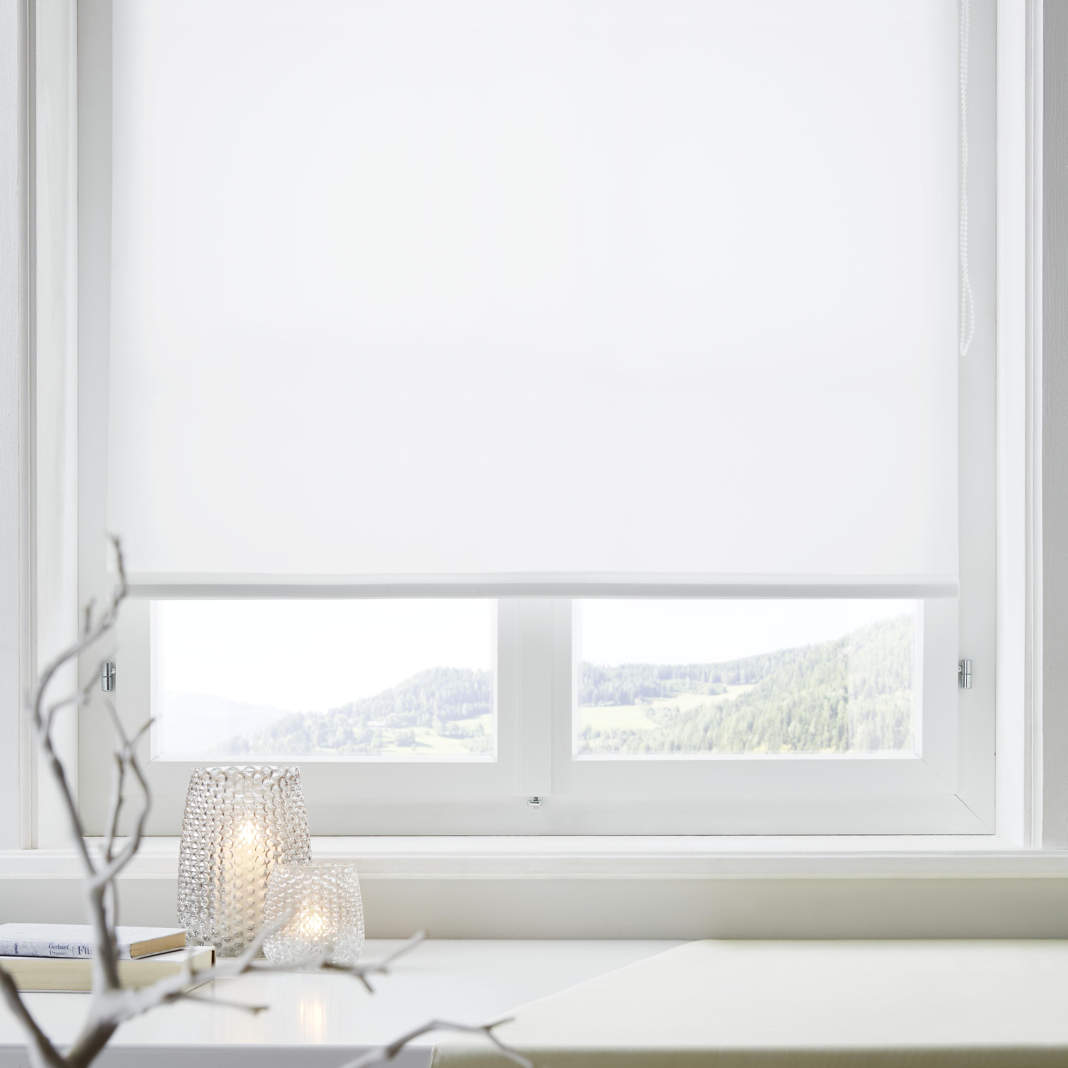 Klemmrollo Thermo in Weiß ca. 60x150cm - Weiß, Textil (60/150cm) - Premium Living