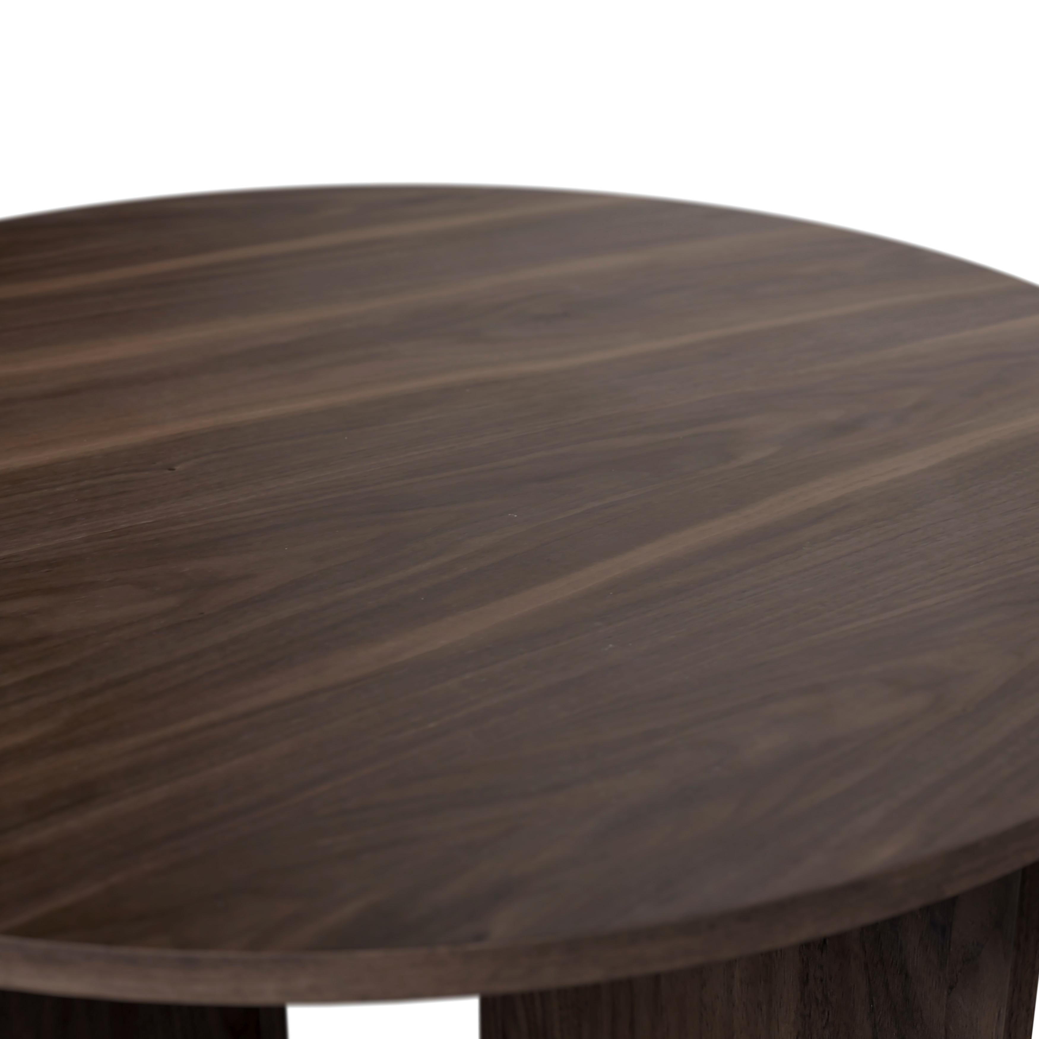 SOFFBORD CELINA - valnötsfärgad, Modern, trämaterial/trä (80/39cm) - Bessagi Home