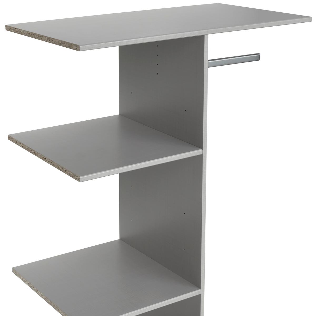 INNENEINTEILUNG WÄSCHEEINTEILUNG - Grau, MODERN, Holzwerkstoff (87/160/50cm) - MID.YOU