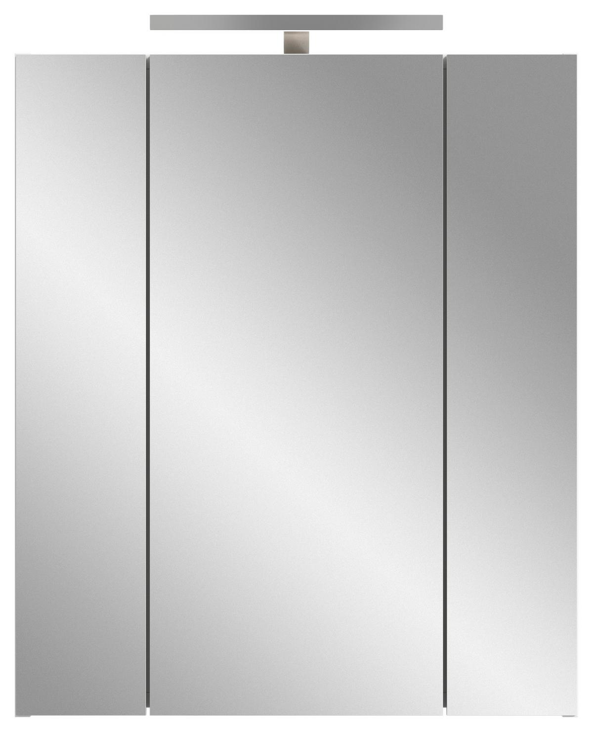 Spiegelschrank Ice mit LED Spiegelschrank Ice mit LED - Weiß Hochglanz/Weiß, MODERN, Holzwerkstoff (60/55/46cm) - MID.YOU