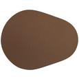 Tischset Jette aus Leder in Braun - Braun, Leder (45/35cm) - Premium Living Tischset Jette aus Leder in Braun - Braun, Leder (45/35cm) - Premium Living
