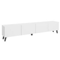 Lowboard Phuket Weiß - Schwarz/Weiß, Design, Holzwerkstoff/Kunststoff (190/40/32cm) - P & B