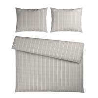 Bettwäsche Tyline XXL Hellgrau ca. 220x200cm - Hellgrau, Textil (200/220cm) - Mömax