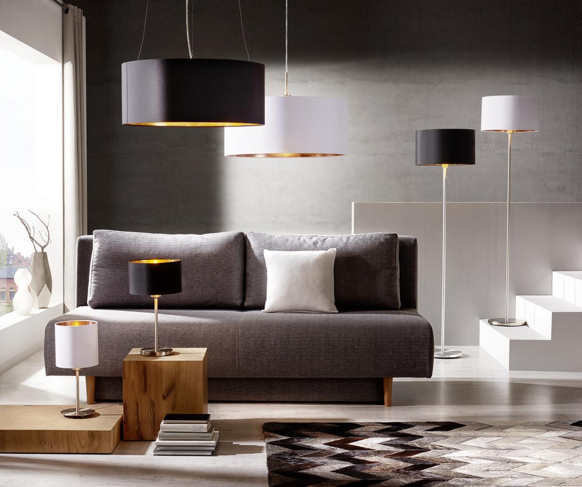 LAMPA WISZĄCA 31605  MASERLO *SBN* - czarny/kolor złoty, Lifestyle, metal/tkanina (53/110cm) - Novel