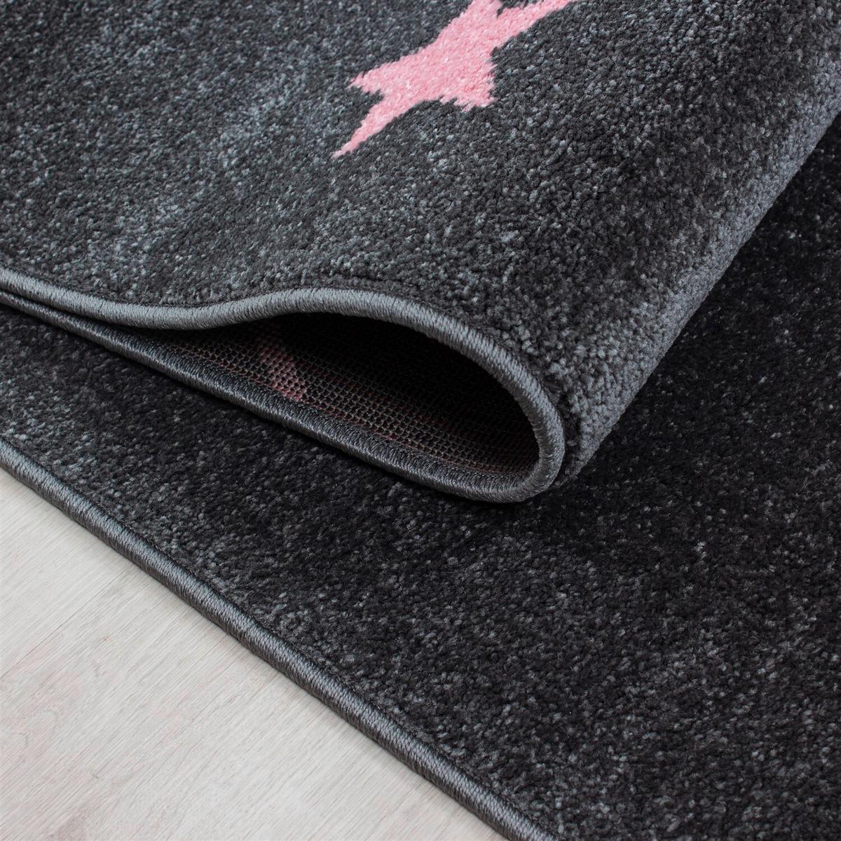 Kinderteppich Kids Pink ca. 140x200cm - Pink, Trend, Textil (140/200cm) - Ben'n'jen