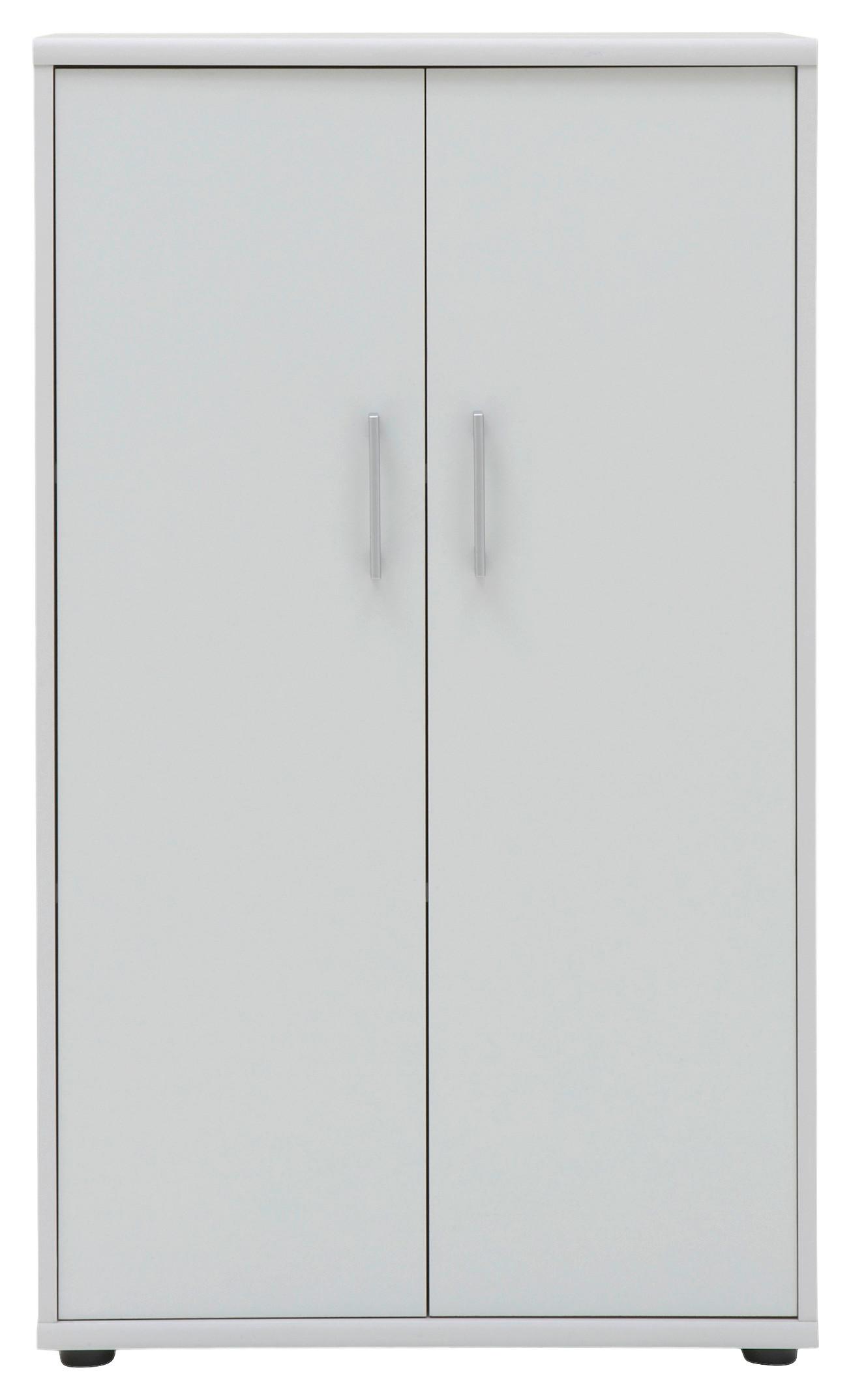 Aktenschrank "Serie 200", weiß - Weiß, Basics, Holzwerkstoff (65,1/110,9/34,5cm) - MID.YOU