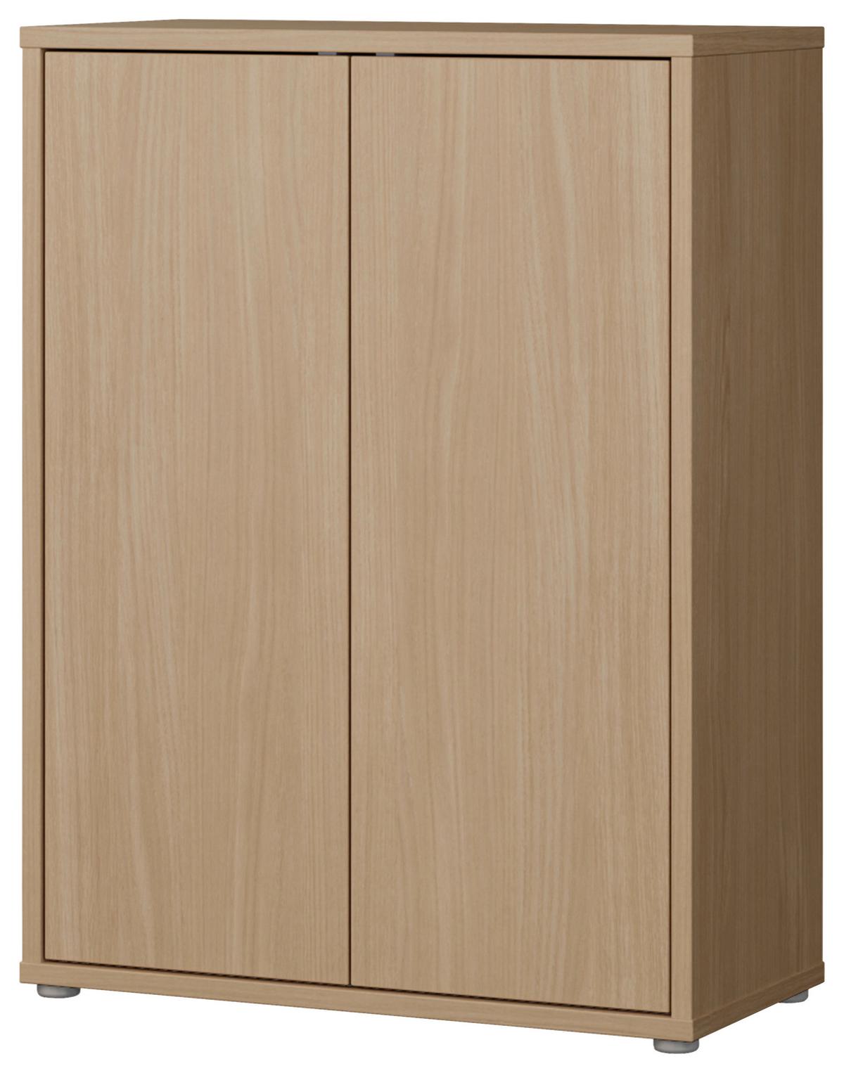 Omara Za Čevlje Alice, Barva Hrasta - siva/barve hrasta, Moderno, umetna masa/leseni material (74,5/99,1/34,9cm) - Carryhome