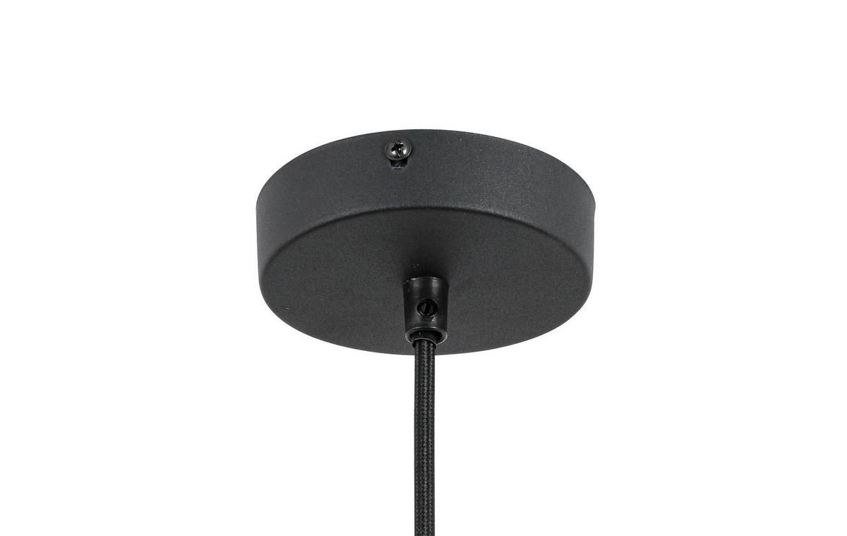 Lampă suspendată Nor - culoare crom/negru, Modern, plastic/sticlă (30/120cm) - Mömax