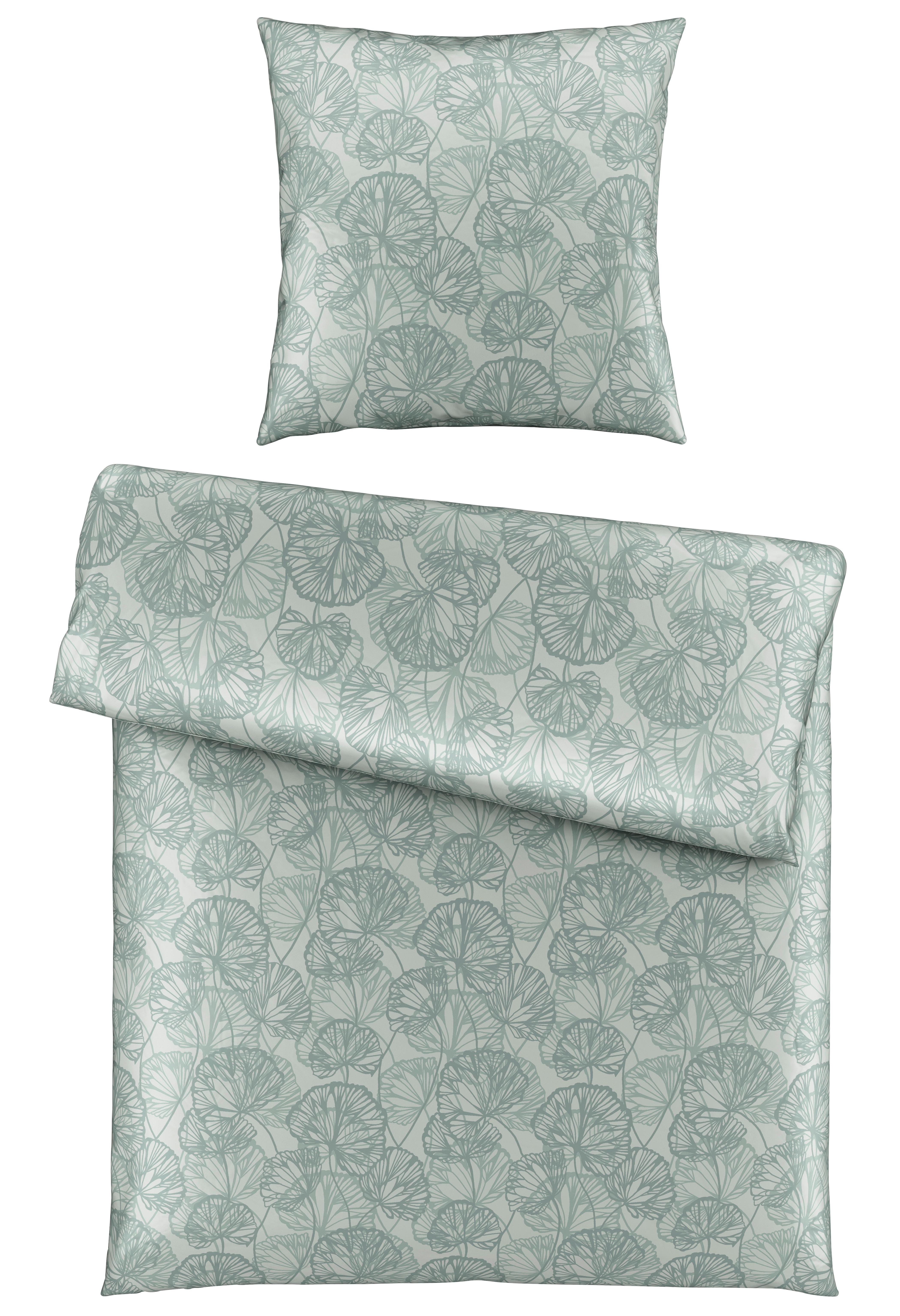 Bettwäsche Ethens Grün ca. 135x200cm - Grün, Textil (135/200cm) - Modern Living