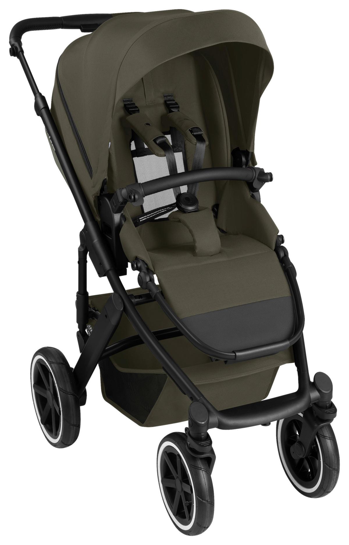 WÓZEK DZIECIĘCY SALSA 5 AIR - szarobrązowy, Basics (63/118/95.5cm) - ABC Design