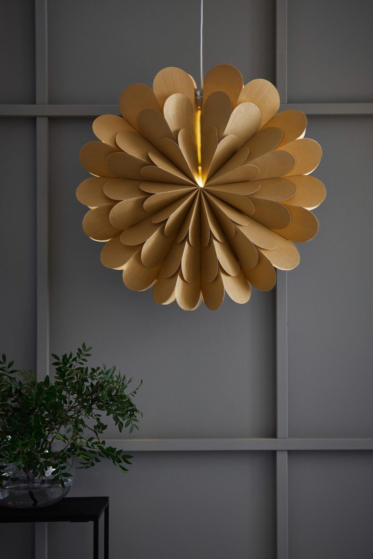 LED-Dekoleuchte Maravilla max. 6 Watt - Goldfarben, Basics, Papier (19/60/60cm) - Markslöjd