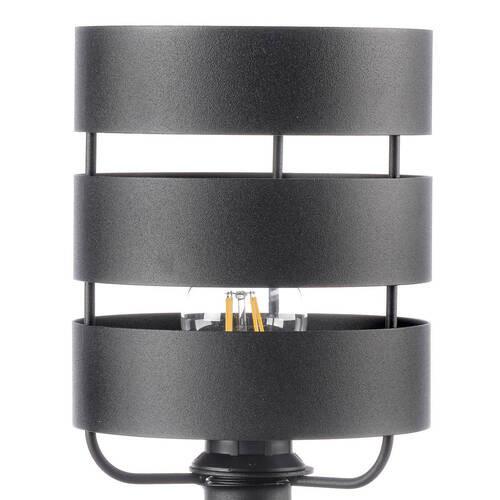 Nachttischleuchte Ulisse nero Schwarz max. 22 Watt - Schwarz, Design, Metall (17/28.5cm)