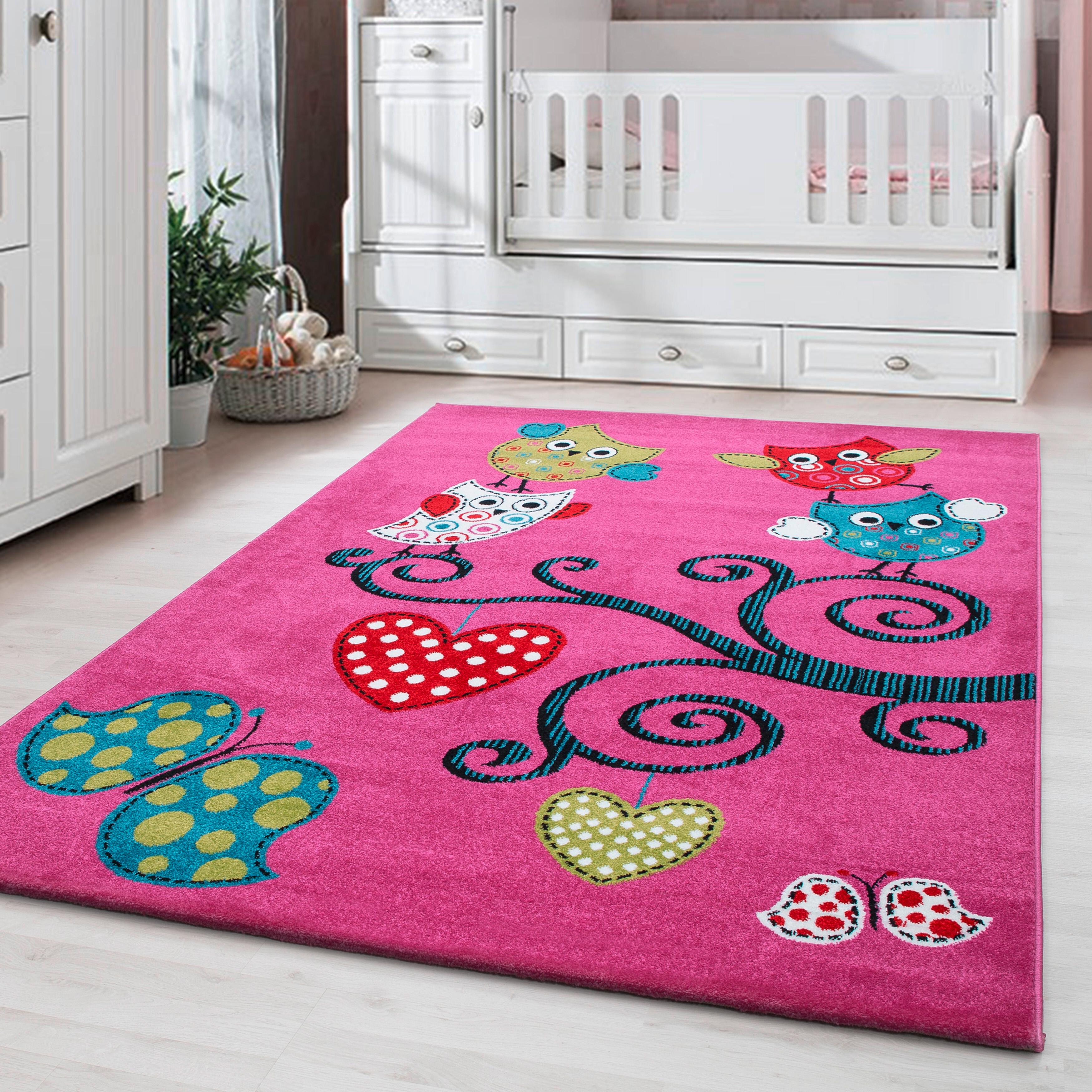 Kinderteppich Kids Violett ca. 140x200cm - Violett, Trend, Textil (140/200cm) - Ben'n'jen