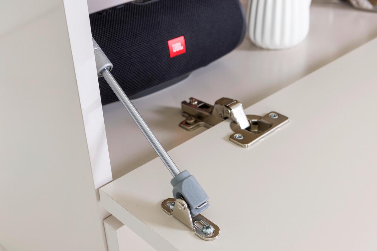 Lowboard Macchiato Eiche-/Kaschmirfarben - Kaschmir/Eichefarben, MODERN, Holzwerkstoff/Metall (160/49,7/35cm) - Mömax