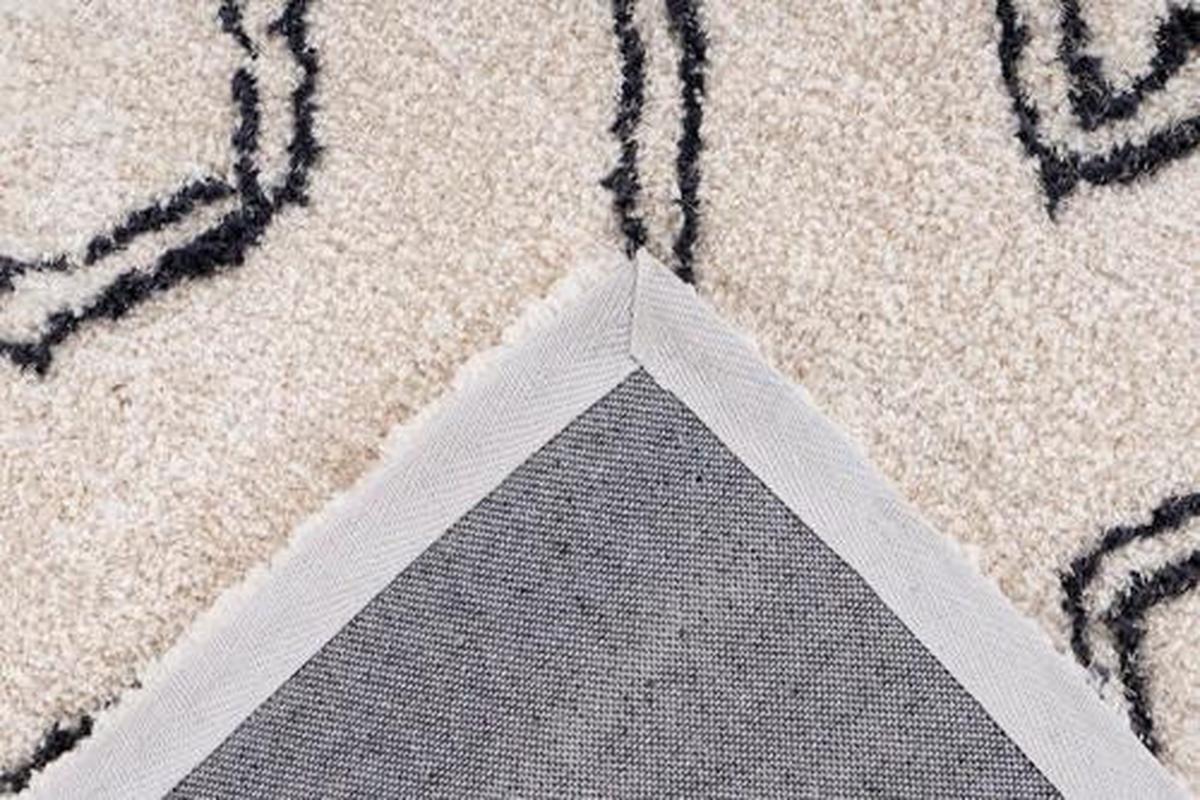 Hochflorteppich Orlando - Weiss, Design, Textil (80/150cm) - Kayoom