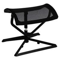 Pisarniški Stolček Ottomann - črna, Basics, kovina/tekstil (43/46/33cm) - MID.YOU