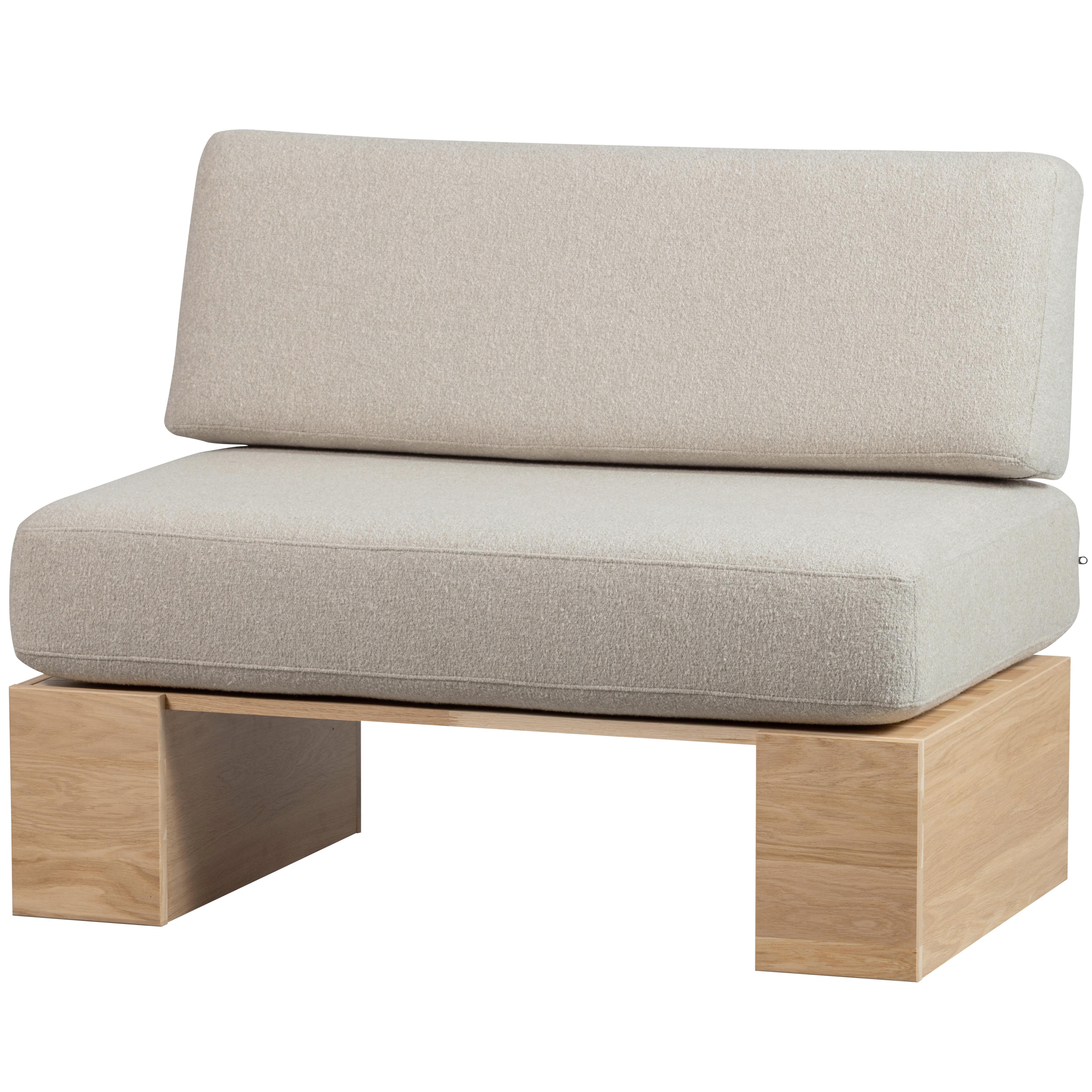 Sitzbank Eat Up Beige - Eichefarben/Beige, MODERN, Holz/Textil (110/84/67cm) - Livetastic