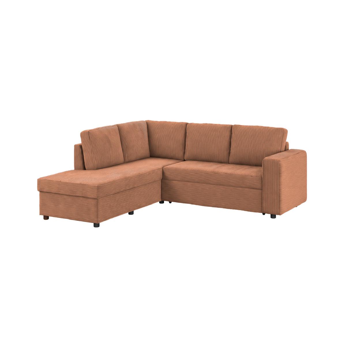 Kutna Garnitura Toulouse - crna/terakota, Trend, drvo/metal (206/224cm)