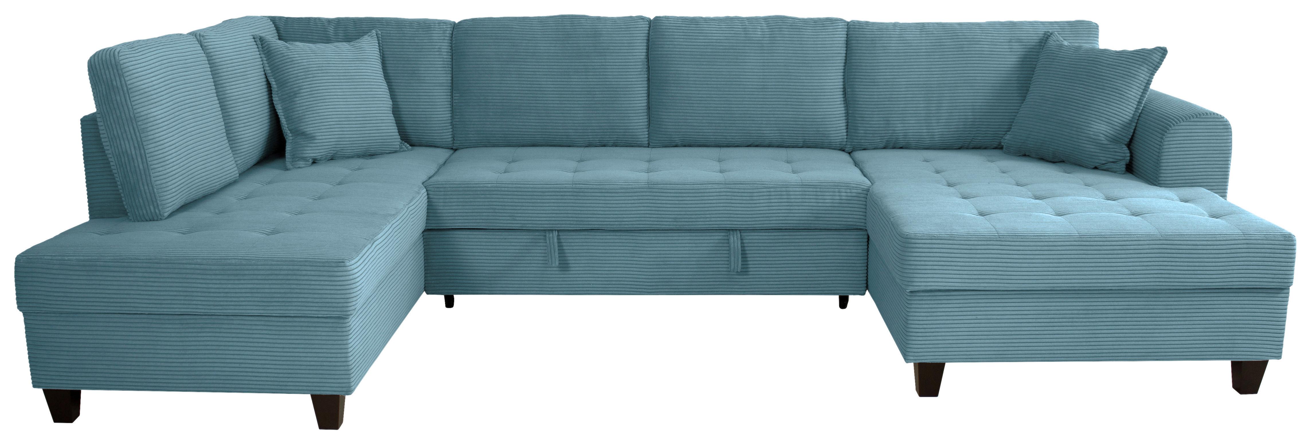 Canapea modulara MORITZ - albastru deschis, Trend, textil (178/324/155cm) - Modern Living