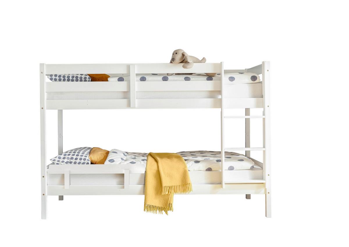 PAT SUPRAETAJAT CASPER - alb, Konventionell, lemn/material pe bază de lemn (90/200cm) - Modern Living