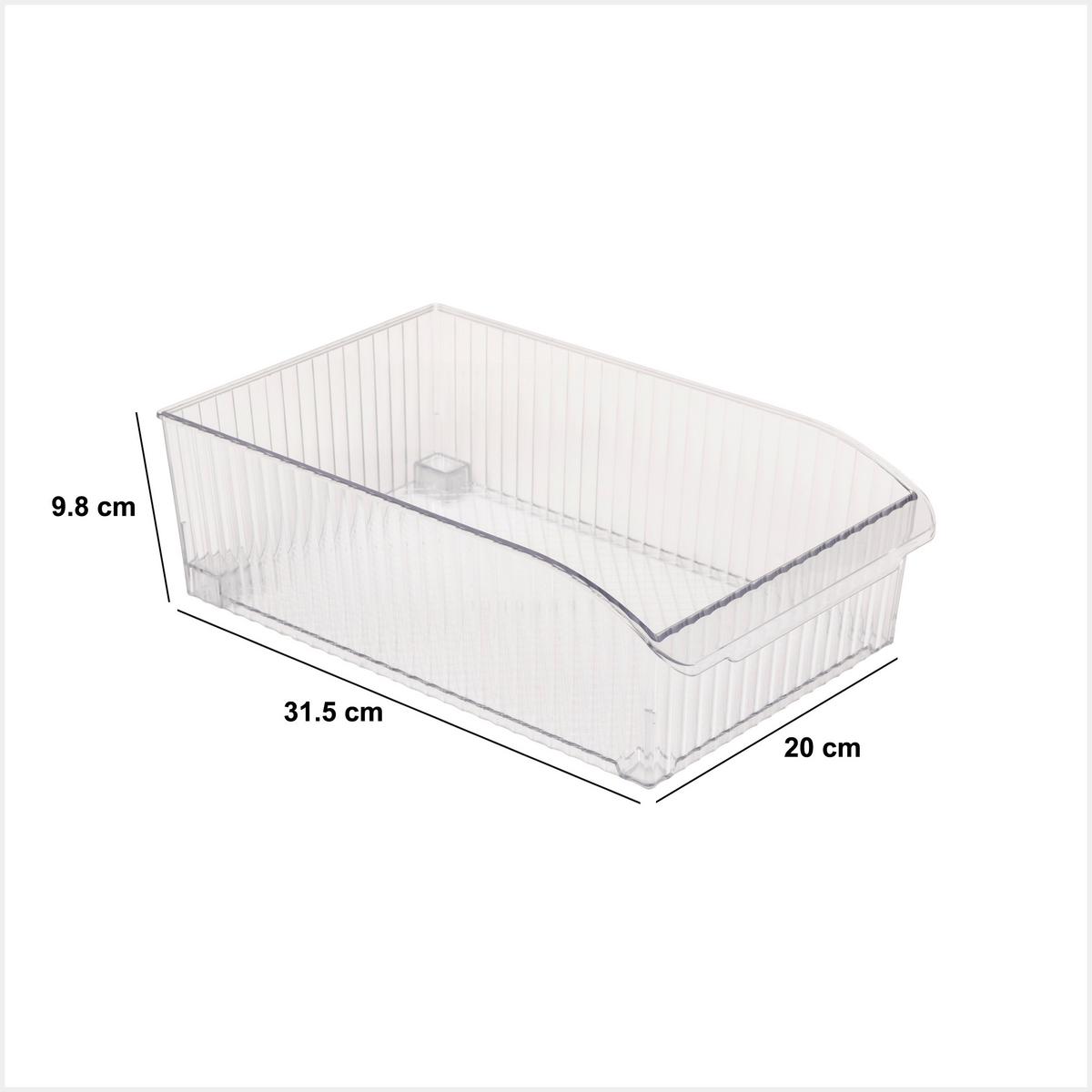 Organizator Za Hladnjak Streaks - prozirno, Basics, plastika (31,5/20/9,8cm)