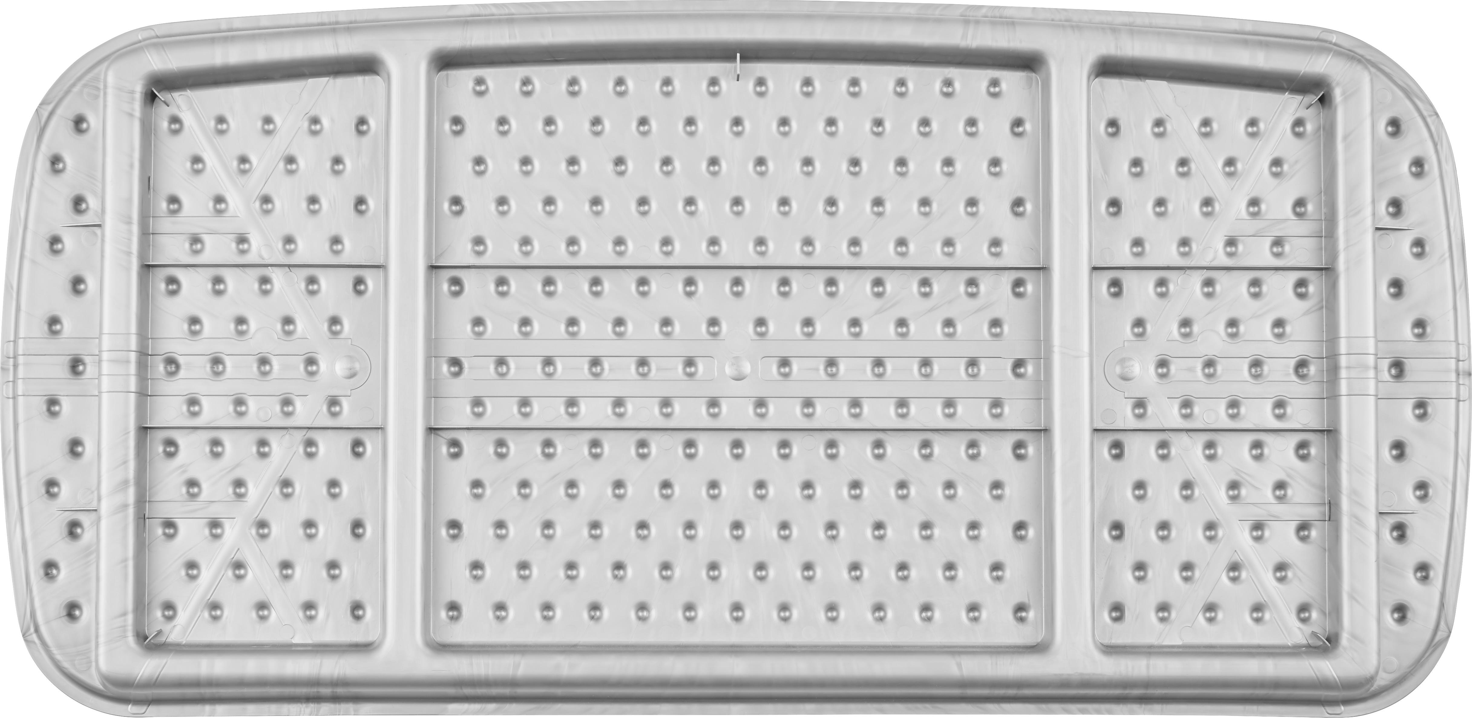 Suport pentru pantofi EGON - argintiu/negru, plastic (79,5/39/3cm) - Modern Living