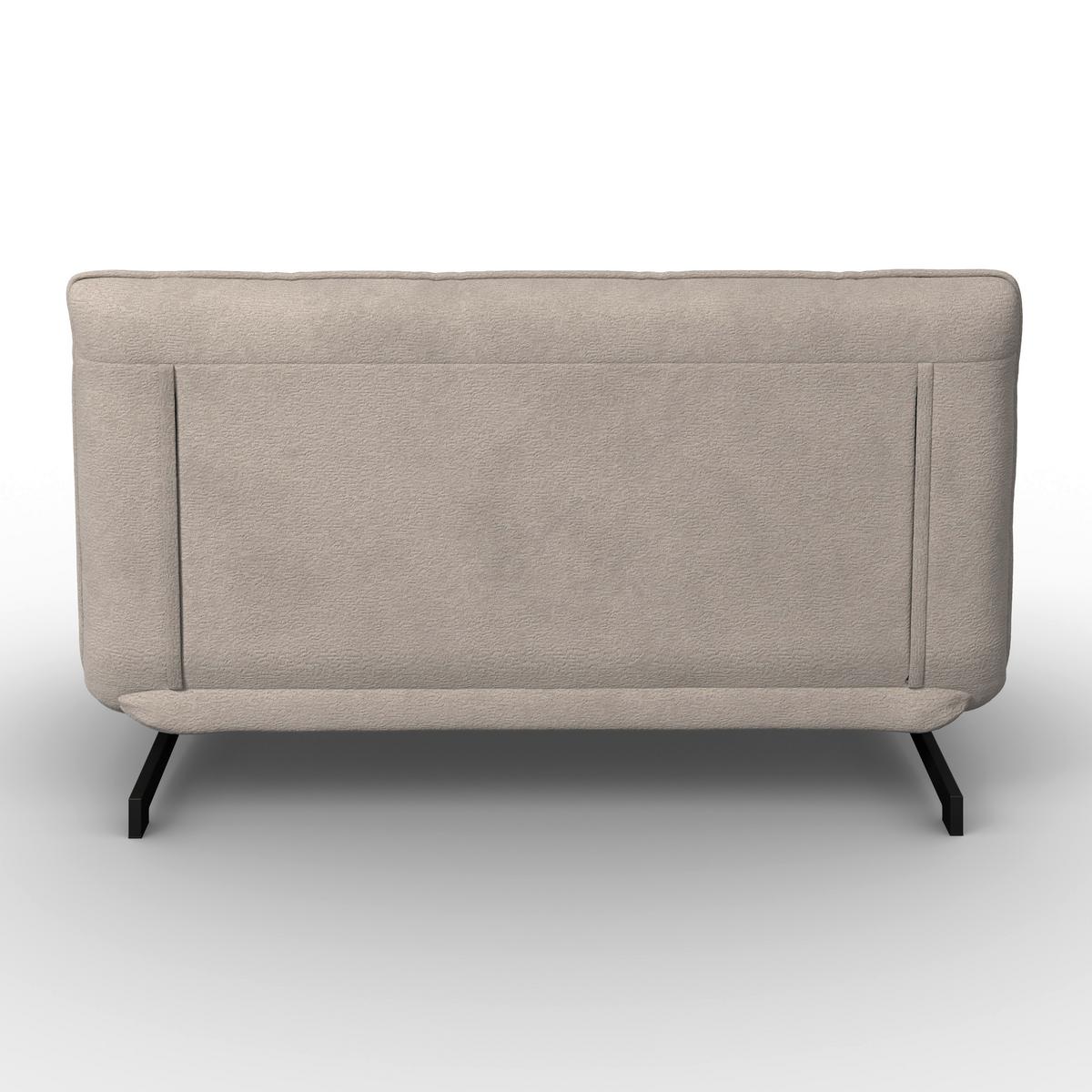 Kanapéágy Luna - bézs/fekete, Modern, textil/fém (142/62/40cm) - Bessagi Home