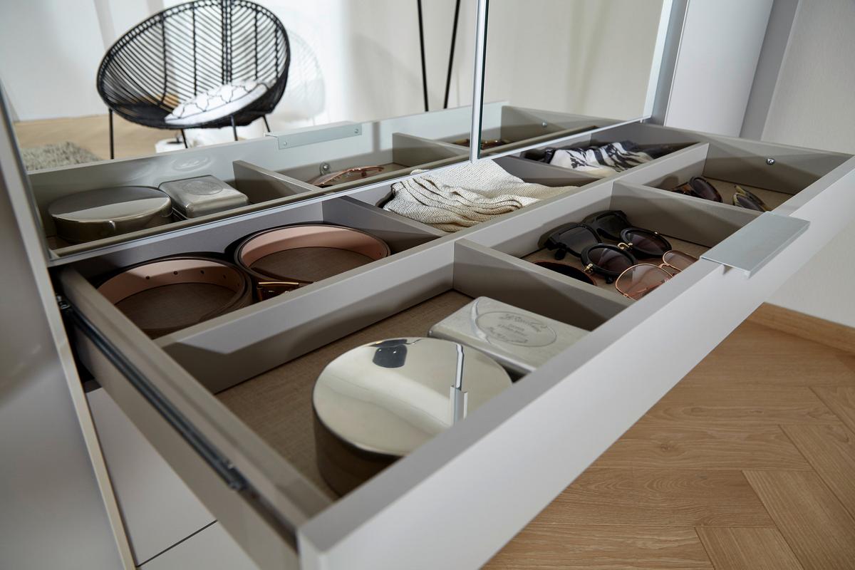 DULAP USI ROTATIVE ALABAMA - argintiu/culoare lemn stejar, Modern, material pe bază de lemn (271/229/54cm) - Modern Living