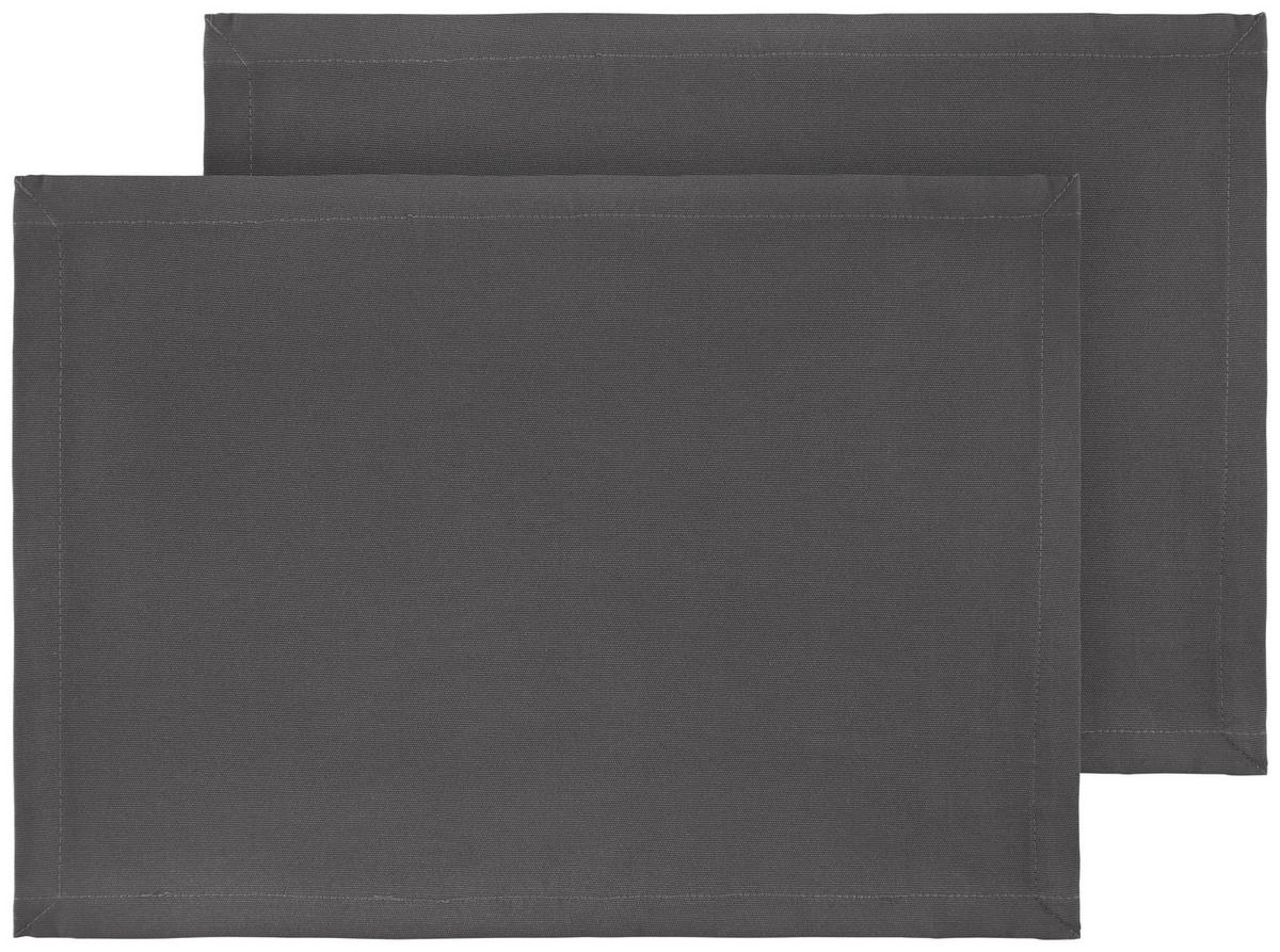 Suport farfurie Steffi - antracit, textil (33/45cm) - Mary's