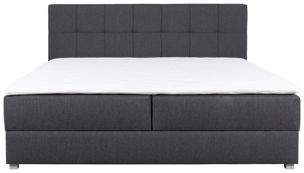 Box Krevet Winner - srebrne boje/antracit, Moderno, tekstil (180/200cm) - Modern Living