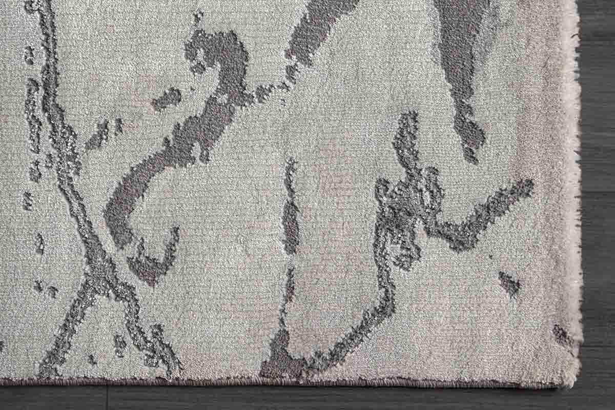 Webteppich Craft Grau ca. 160x230cm - Grau, KONVENTIONELL, Textil (160/230cm)
