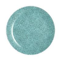 Tányér Icy Turquoise Dessert - türkiz, Konventionell, Üveg (20,5cm)