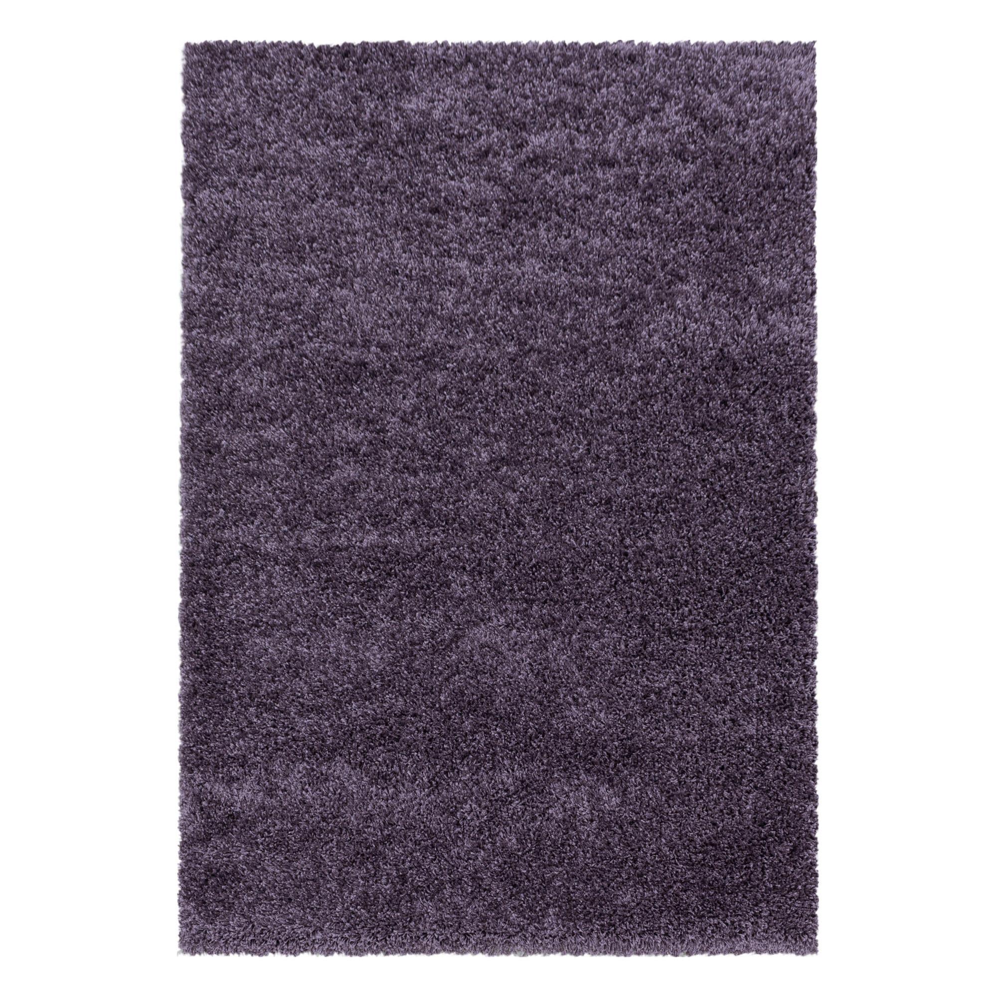 Hochflorteppich Sydney Violett ca. 80x150cm - Violett, Basics, Textil (80/150cm)