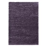 Hochflorteppich Sydney Violett ca. 80x150cm - Violett, Basics, Textil (80/150cm)