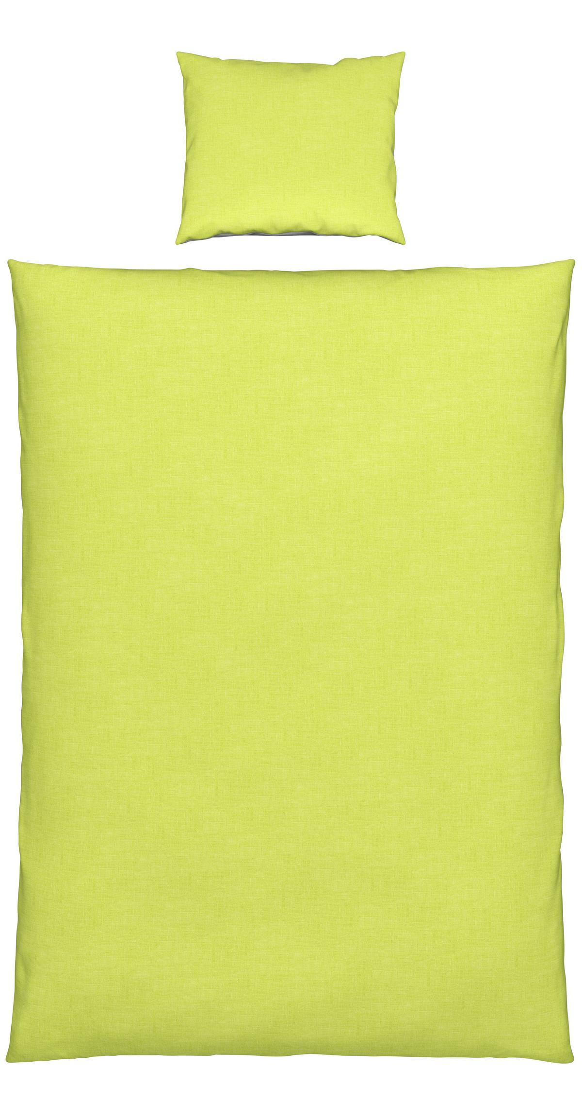 linge de lit NOAH WENDE - jaune, textile (160/210cm) - Modern Living