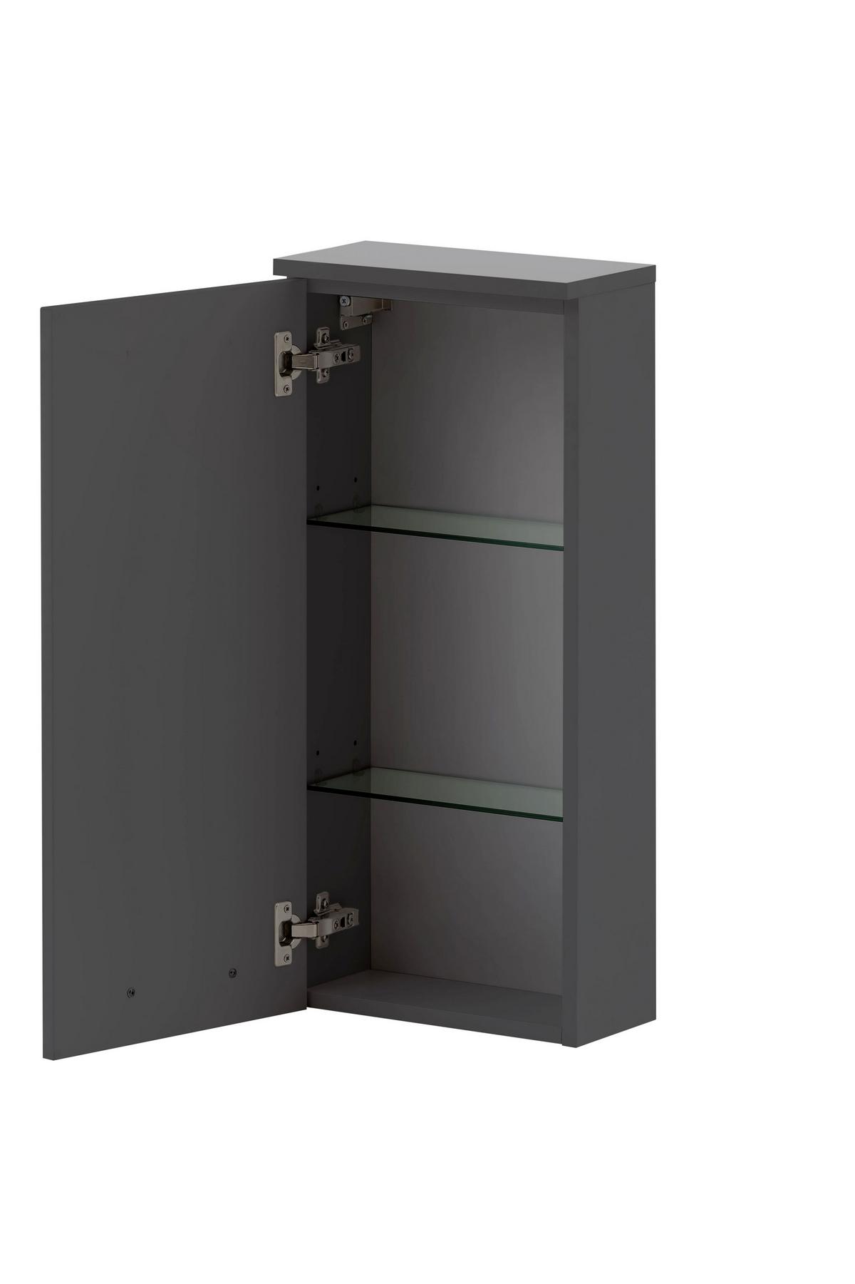 Viseča Omara Duo, Antracit - antracit, Konvencionalno, leseni material (32,7/72,3/16,3cm) - Stylife