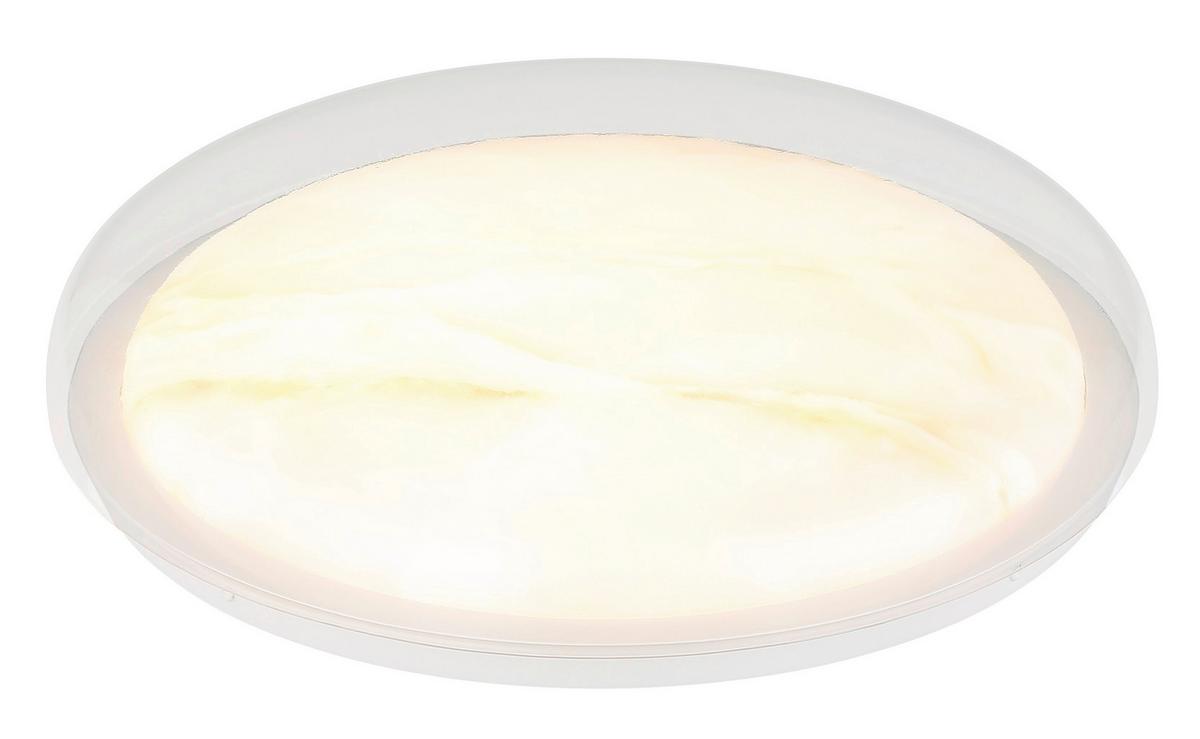 LED-DECKENLEUCHTE 41779-24 TYRONE - Klar/Weiss, Basics, Kunststoff/Metall (38,5/8cm) - Globo