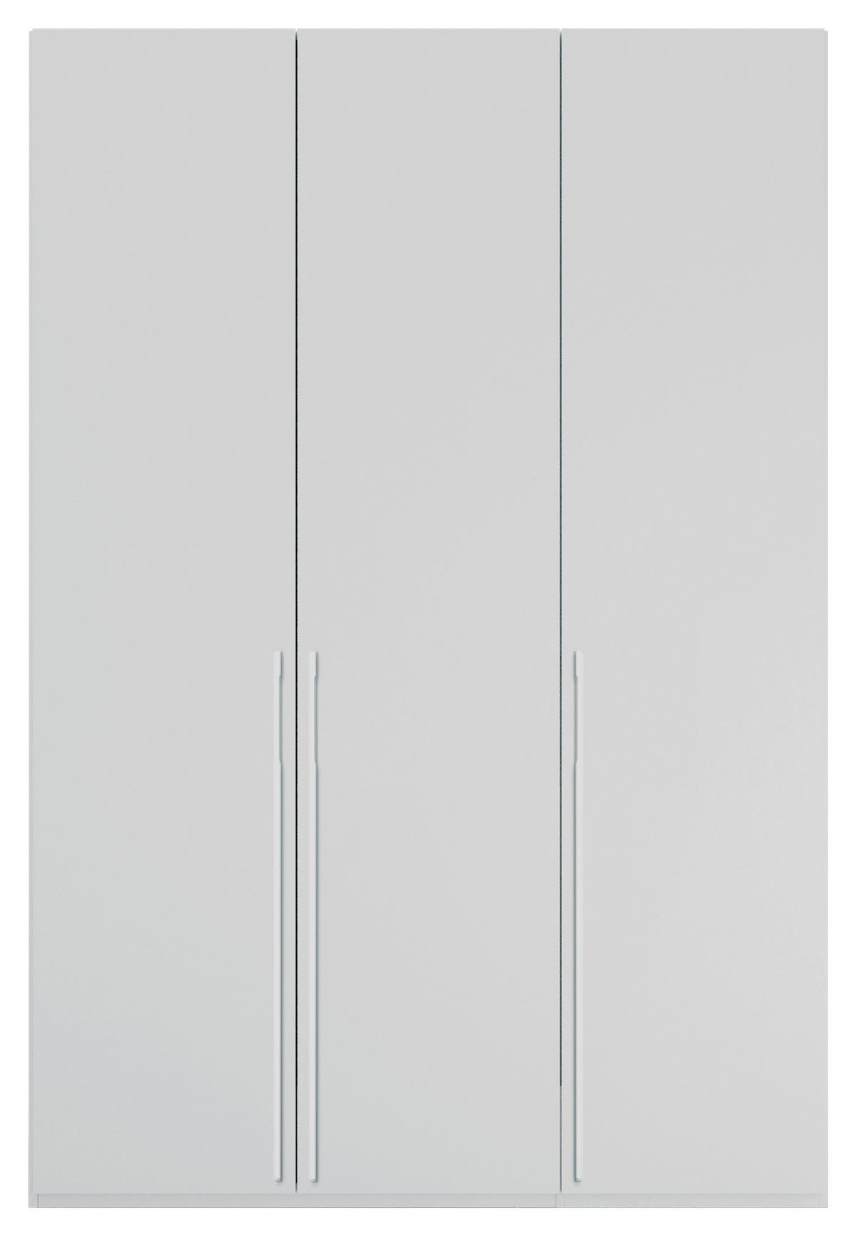 Omara S Klasičnimi Vrati Skat Pure, Siva - siva, Trend, kovina/leseni material (151/223/60cm) - Novel