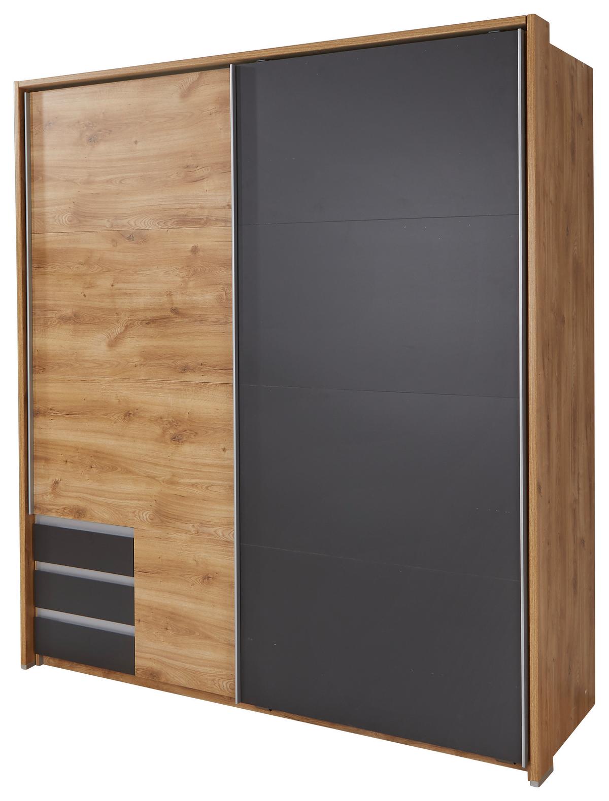 RAMA PENTRU DULAP EMDEN - culoare lemn stejar, Modern, material pe bază de lemn (185/202/12cm)