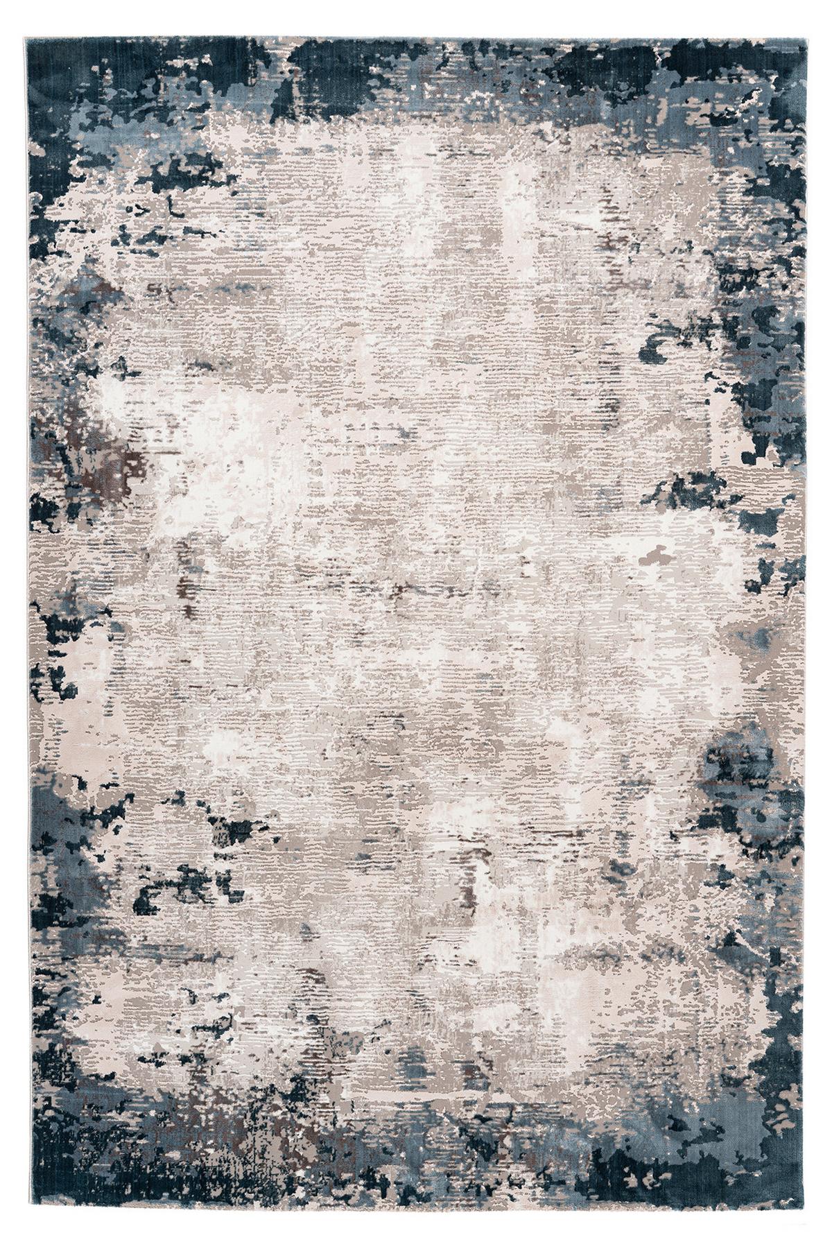 Webteppich my Opal Blau/Beige ca. 200x290cm - Blau/Beige, Design, Textil (200/290cm) - Obsession