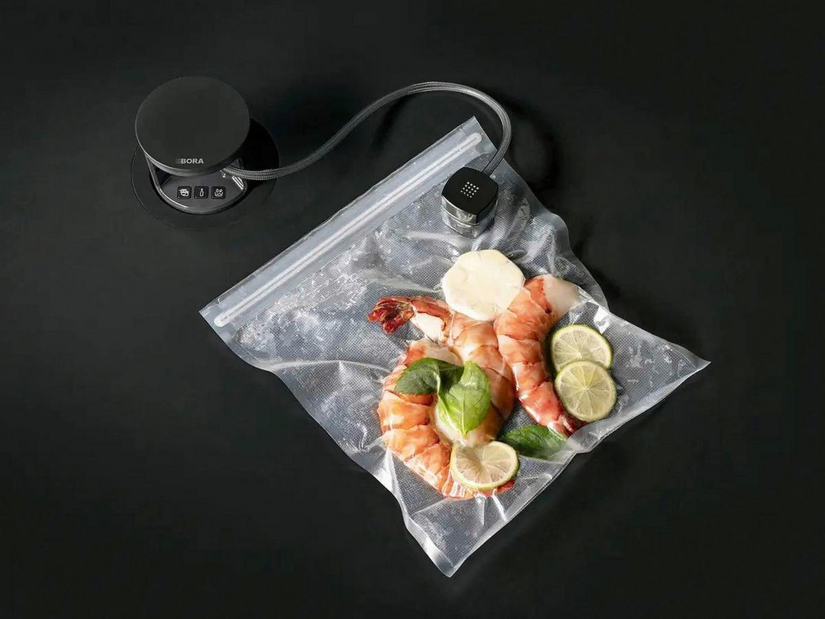 Vakuumiergerät QVACAB Schwarz - Schwarz, Metall (23,9/15,8/12,4cm) - Bora