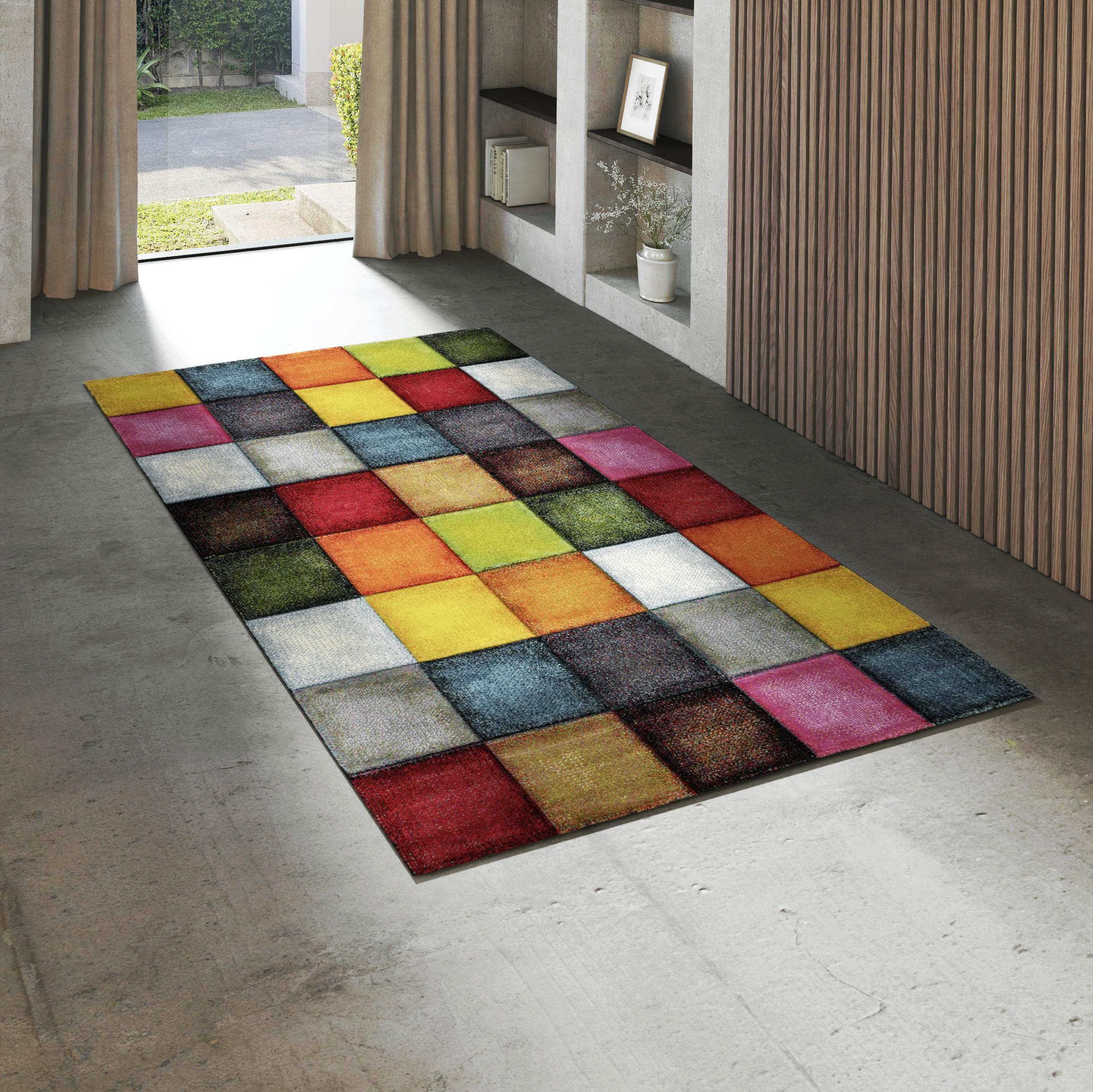 Webteppich Belis Multicolor ca. 80x150cm - Multicolor, KONVENTIONELL, Textil (80/150cm)
